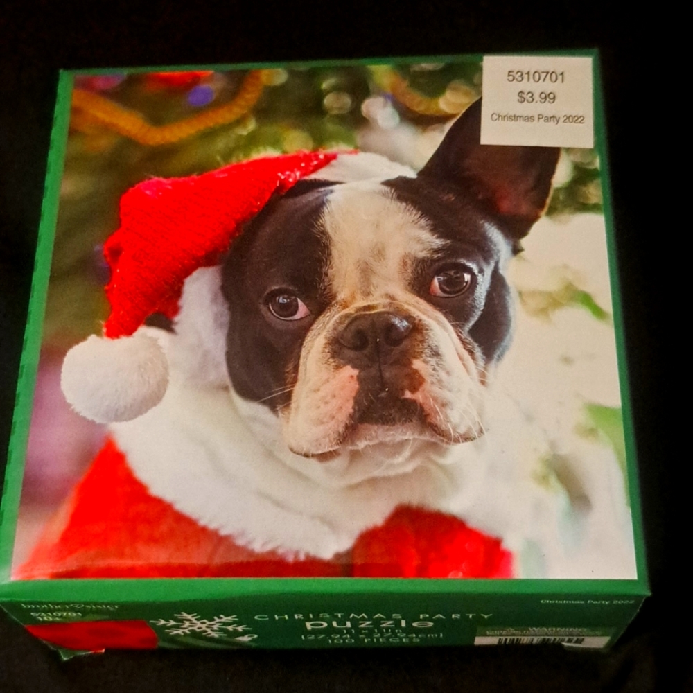 Boston terrier puzzle. Nwt